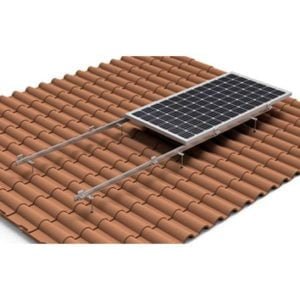 ESTRUCTURA 01H1. SOPORTE COPLANAR CONTINUO ATORNILLADO PARA CUBIERTA DE TEJA.