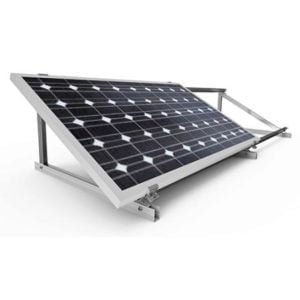 ESTRUCTURA 11H1 15°. SOPORTE INCLINADO CERRADO PARA CUBIERTA METÁLICA. HORIZONTAL.