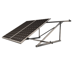 ESTRUCTURA 11V5 15°. SOPORTE INCLINADO CERRADO PARA CUBIERTA METÁLICA. VERTICAL.