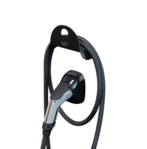 WALLBOX CABLE HOLDER (METALLIC / BLACK)