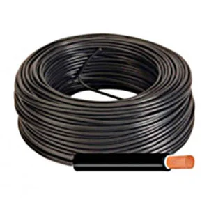 Cable Unifilar Negro – Rollo 30 metros - 6mm2 H1Z2Z2-K