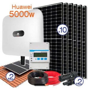 Kit Solar Conexion a Red - Huawei 5000w - Trifásico