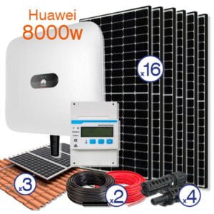 Kit Solar Conexion a Red - Huawei 8000w - Trifásico