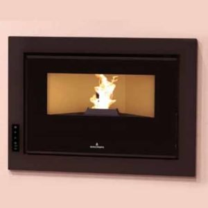 BRUNO SLIM. Insertable de Pellet de 10 KW con Carga Superior