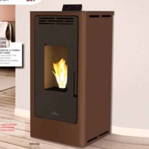 KIRA. Estufa de Pellet 9 KW Extraplana